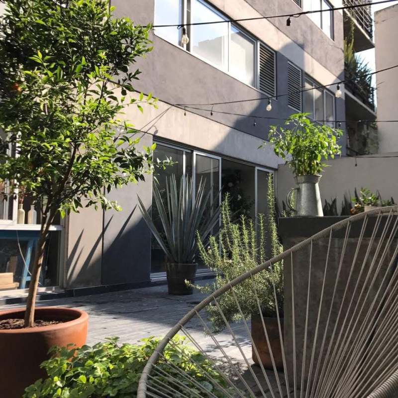 departamento garden con terraza en venta - nuevo león - condesa 