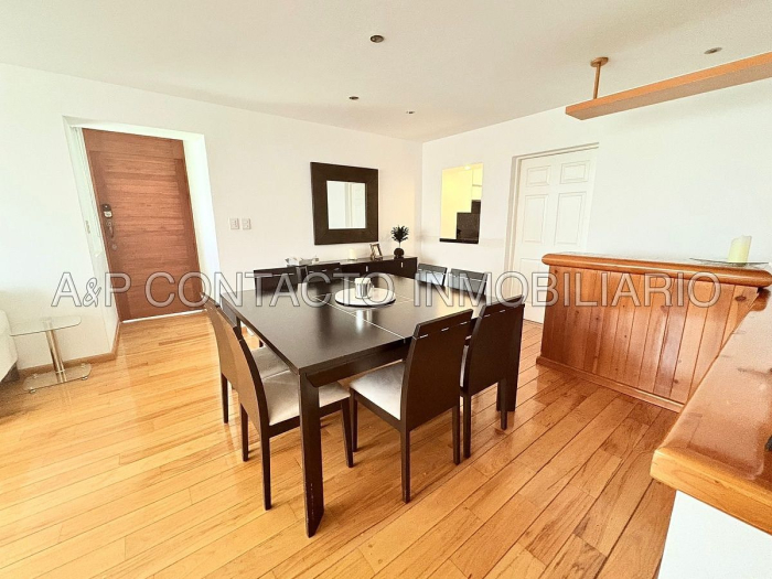 Renta Departamento Semi- Amueblado O Sin Muebles Santa Fe