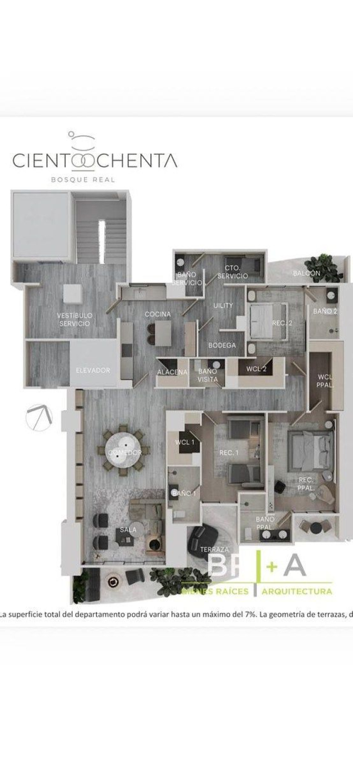 departamento en venta en bosque real, huixquilucan