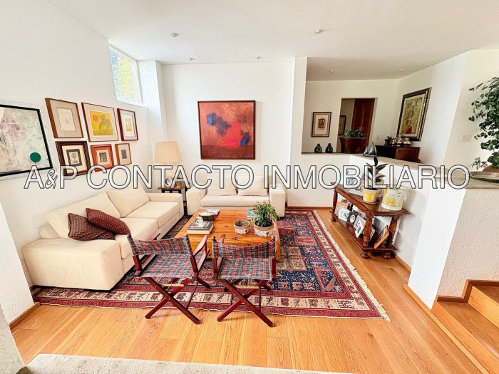 venta hermosa casa san lorenzo acopilco cuajimalpa