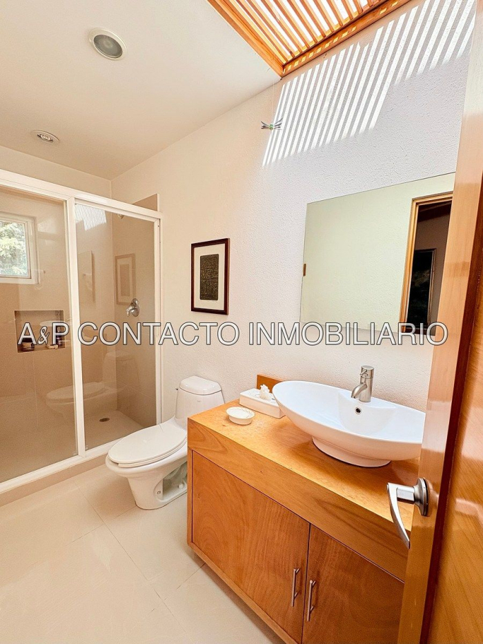 venta hermosa casa san lorenzo acopilco cuajimalpa