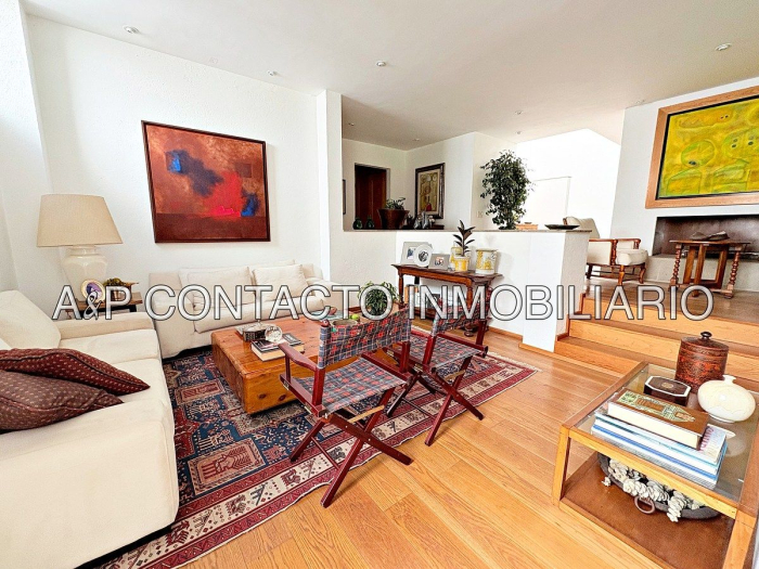 venta hermosa casa san lorenzo acopilco cuajimalpa