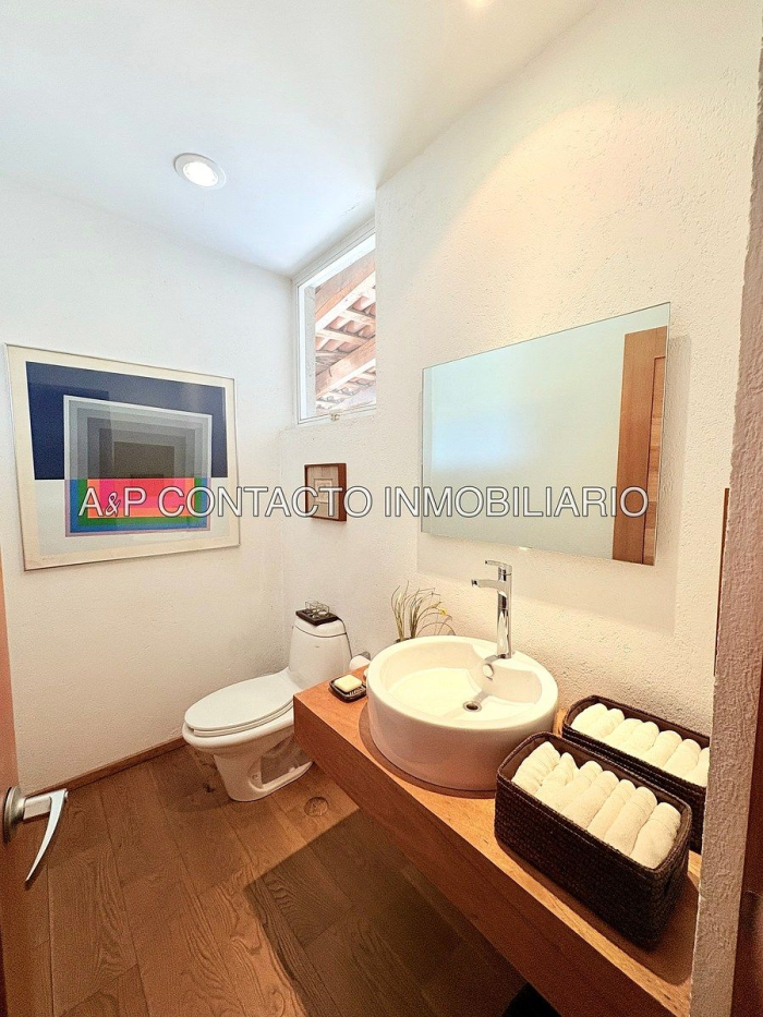 venta hermosa casa san lorenzo acopilco cuajimalpa