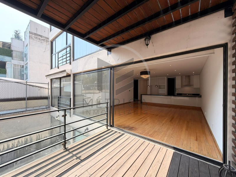 departamento en venta en colonia del valle con terraza privada