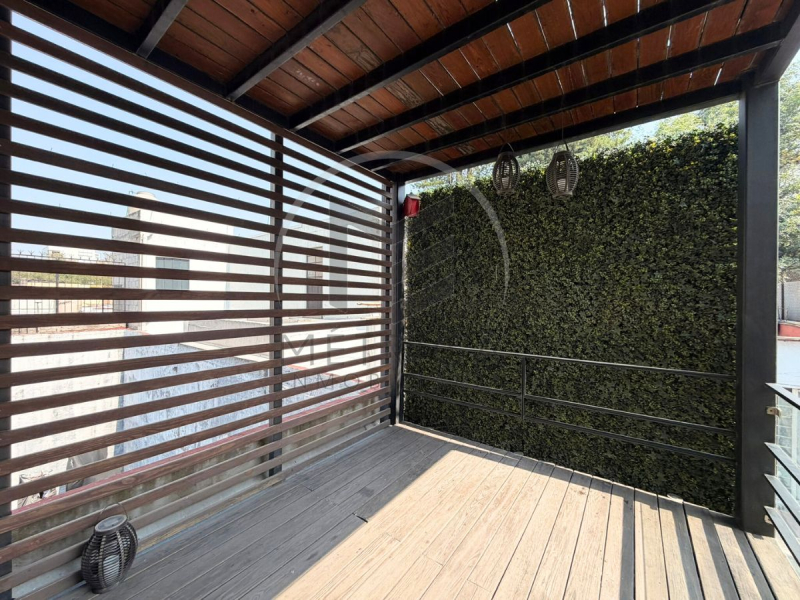 departamento en venta en colonia del valle con terraza privada