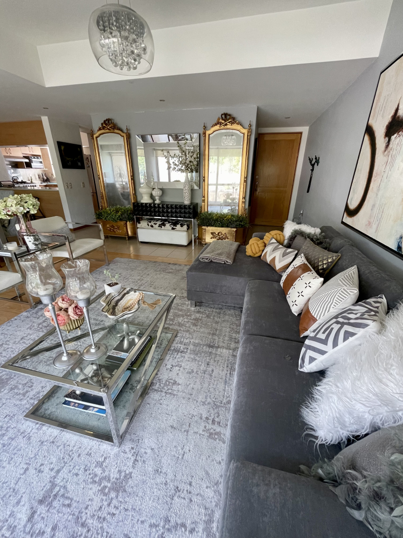 Departamento En Venta En Sáyabes, Bosque Real De Tres Recámaras 