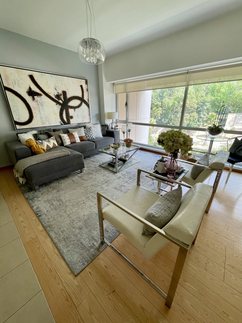 Departamento En Venta En Sáyabes, Bosque Real De Tres Recámaras 