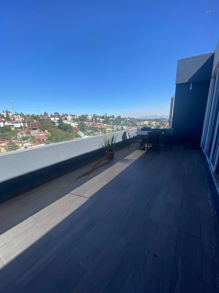 departamento ph en renta con terraza privada en lomas anáhuac