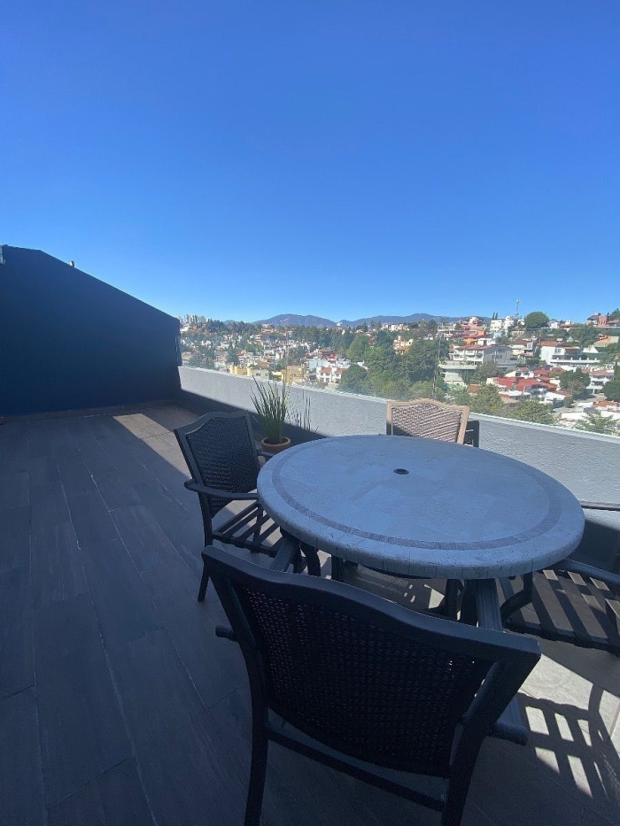 departamento ph en renta con terraza privada en lomas anáhuac