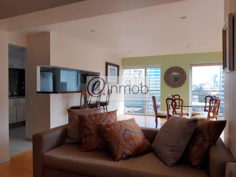 renta departamento amueblado, ampliación granada.