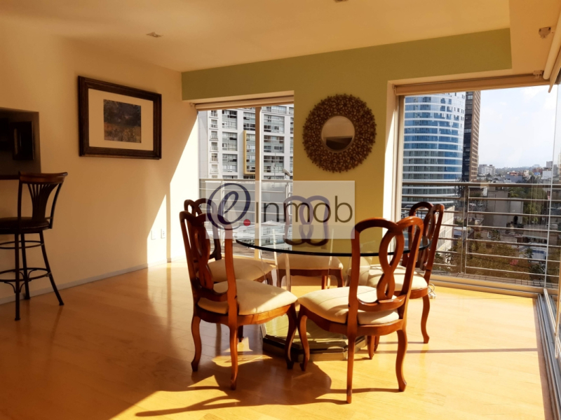 renta departamento amueblado, ampliación granada.