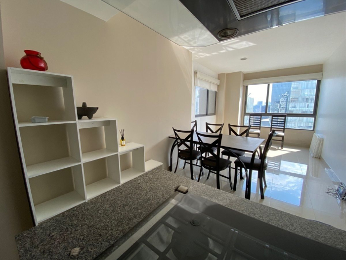 departamento amueblado en renta, ideal para ejecutiv@. polarea, vista al soumaya