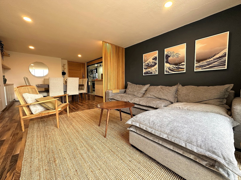 departamento amueblado y equipado en venta en col. cuauhtémoc: