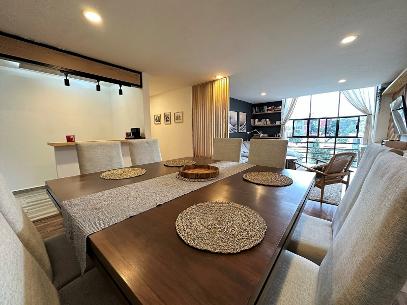 departamento amueblado y equipado en venta en col. cuauhtémoc: