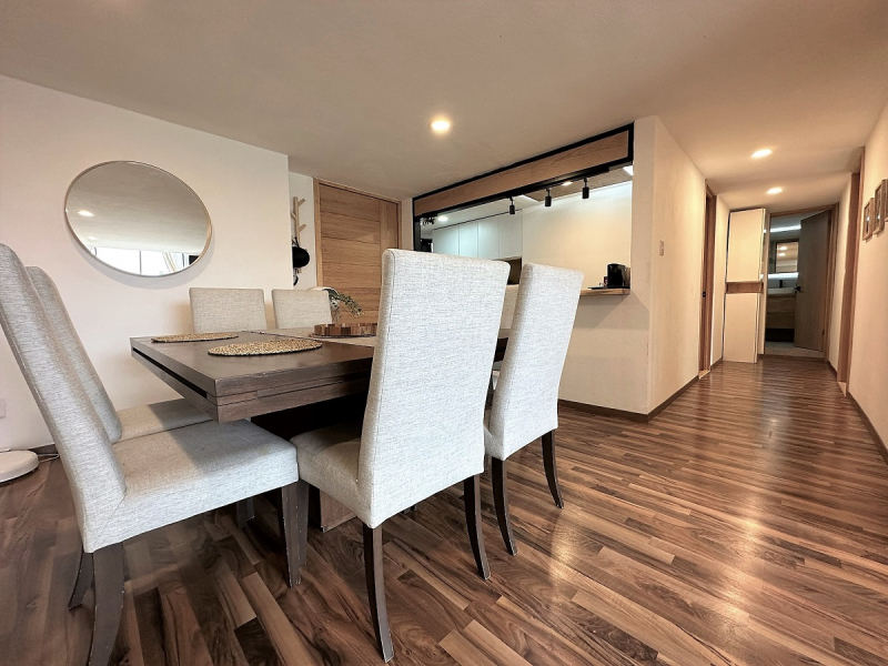 departamento amueblado y equipado en venta en col. cuauhtémoc: