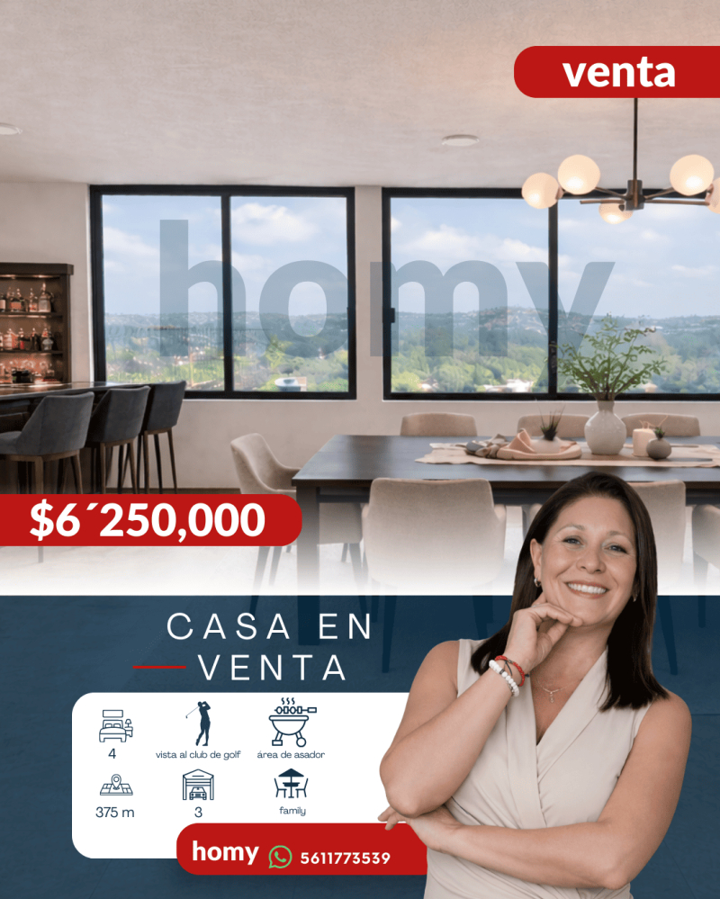 venta casa/las arboledas/vista a club de golf