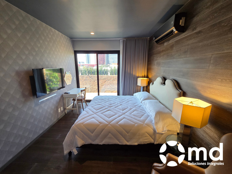 departamento amueblado en renta en cuauhtémoc