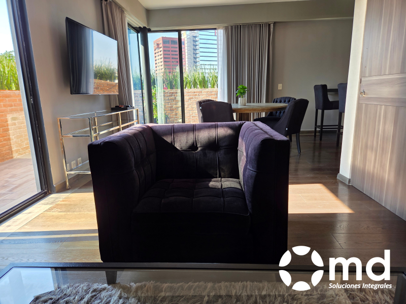 departamento amueblado en renta en cuauhtémoc