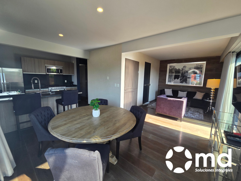 departamento amueblado en renta en cuauhtémoc