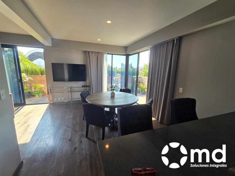 departamento amueblado en renta en cuauhtémoc