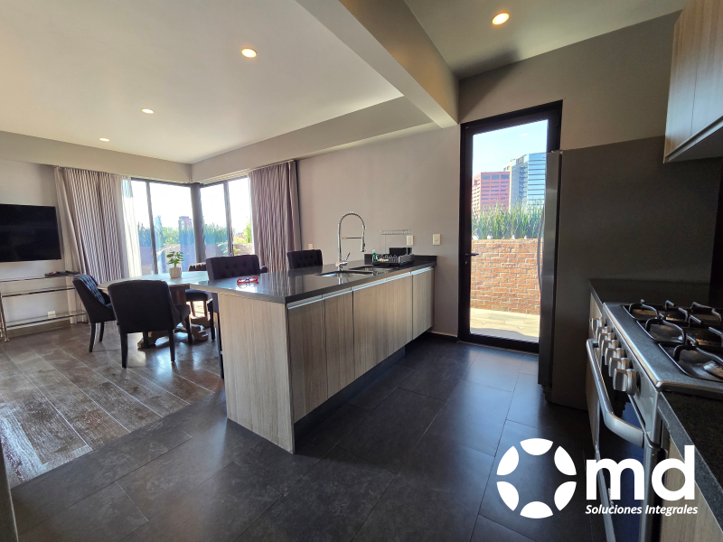 departamento amueblado en renta en cuauhtémoc