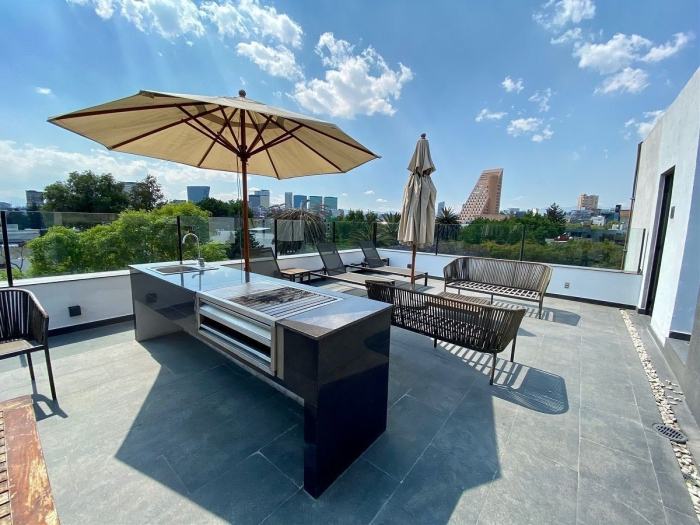 rento exclusivo departamento en polanco, amueblado, cerca de san agustín.