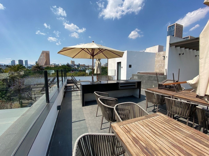 rento exclusivo departamento en polanco, amueblado, cerca de san agustín.