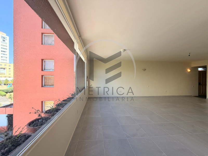 departamento en renta en hacienda el ciervo, interlomas: