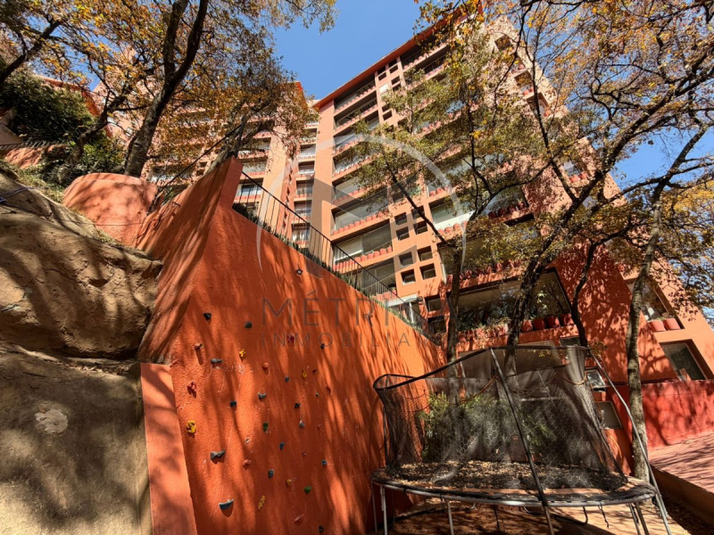 departamento en renta en hacienda el ciervo, interlomas: