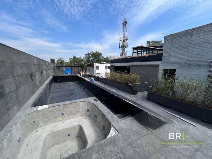 renta departamento  amueblado ph en polanco