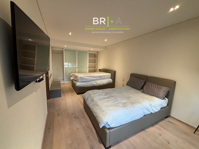 casa en renta con jardín en  tecamachalco con seguridad