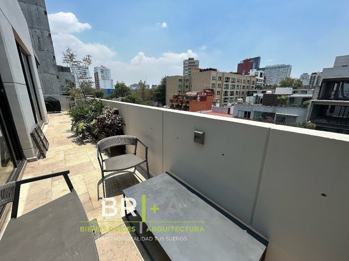 departamento con terraza en renta en polanco