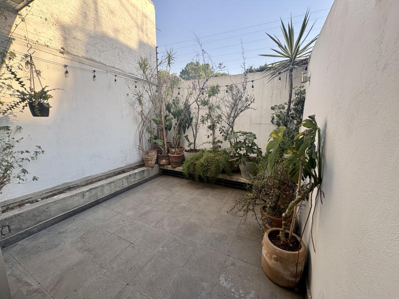 departamento renta con terraza en roma norte