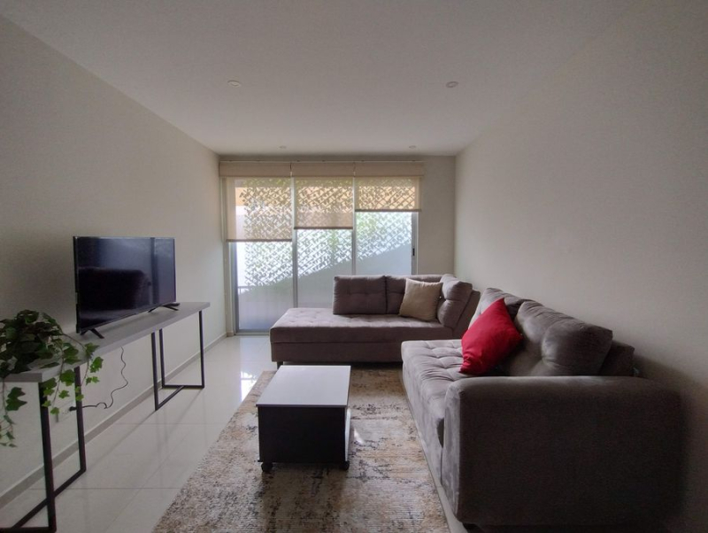 renta departamento amueblado en letrán valle, 3 recamaras