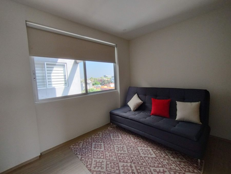 renta departamento amueblado en letrán valle, 3 recamaras