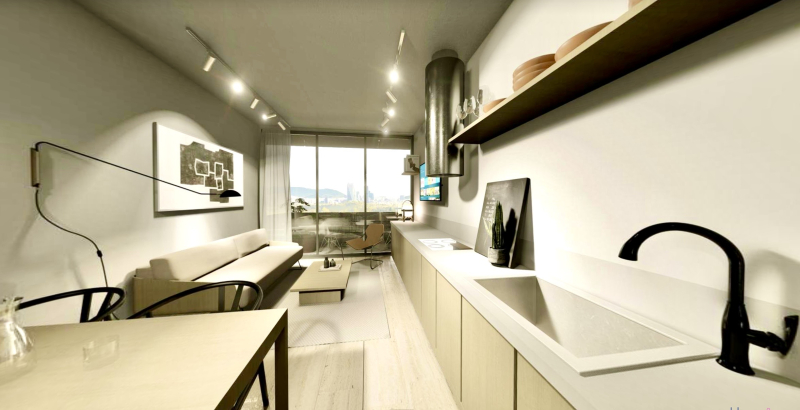 DEPARTAMENTO NUEVO CON TERRAZA EN VENTA EN LA CONDESA