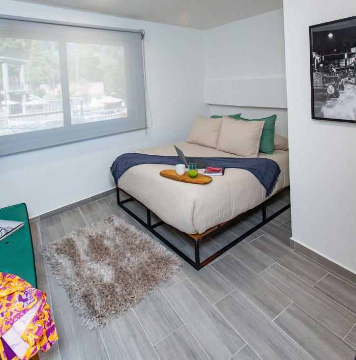 canfranc, departamento para 6 personas en la fábrica