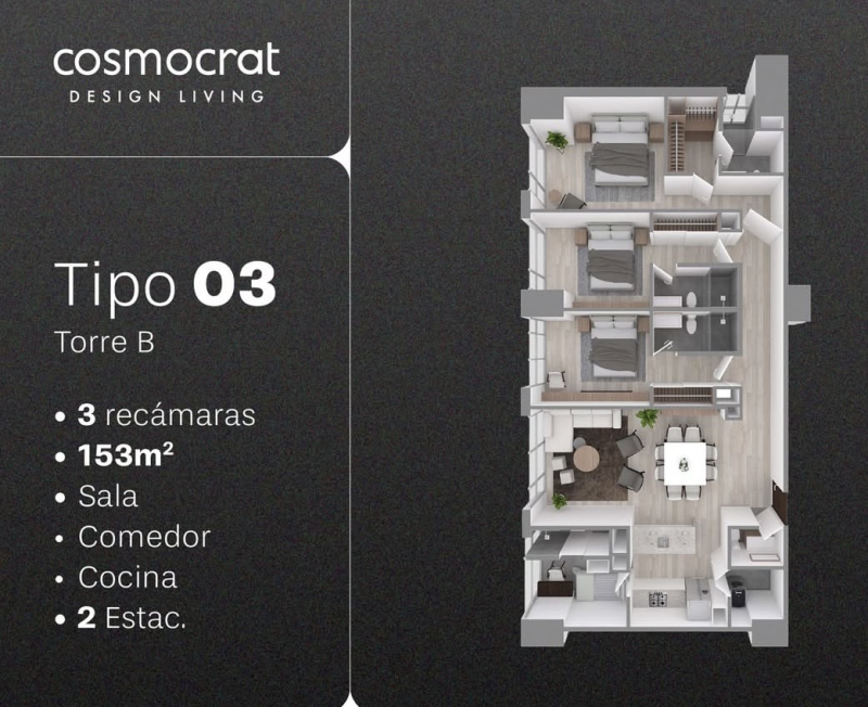 Departamento En Venta En Cosmocrat, Interlomas