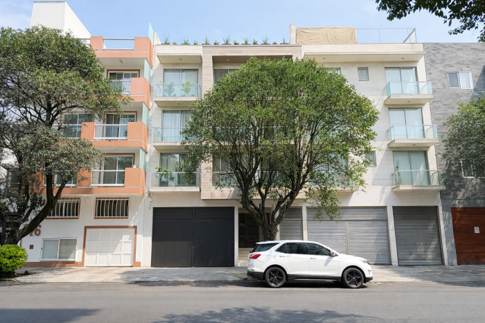 del valle departamento en renta  100 m² + terraza  2 recámaras