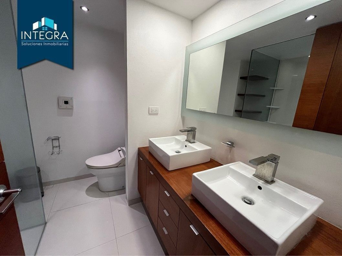 departamento amueblado en renta, campos elíseos, polanco