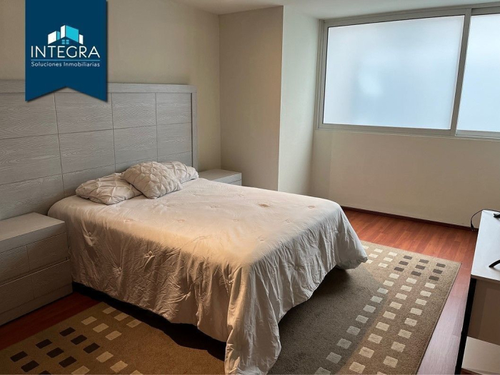 departamento amueblado en renta, campos elíseos, polanco