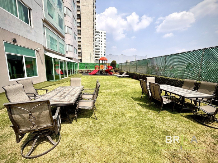 departamento en venta en hacienda del ciervo, interlomas