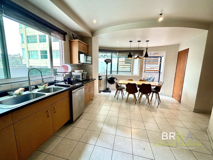 departamento en venta en hacienda del ciervo, interlomas