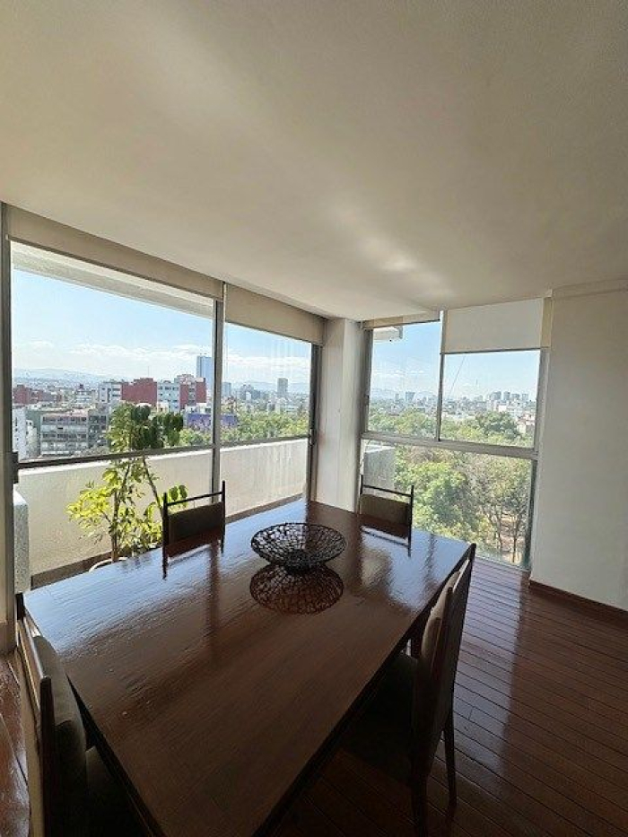 hipódromo condesa, departamento amueblado en renta.