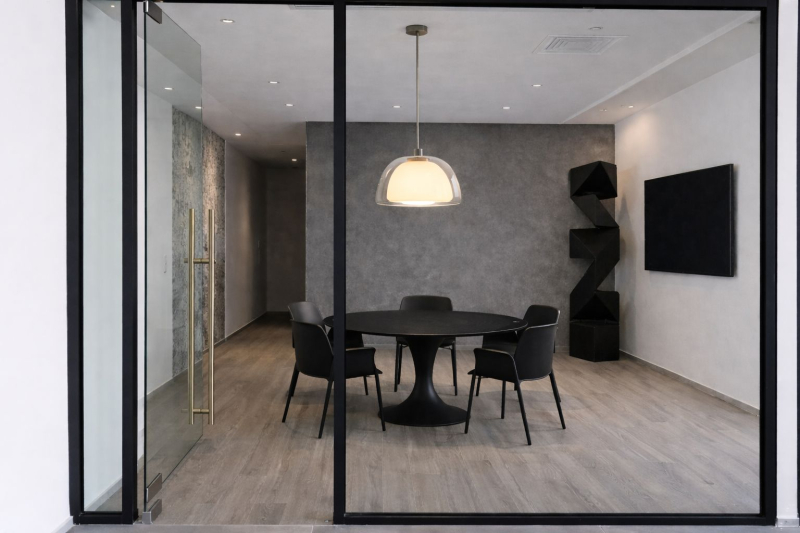 oficina con balcón e iluminación natural a pasos del ángel