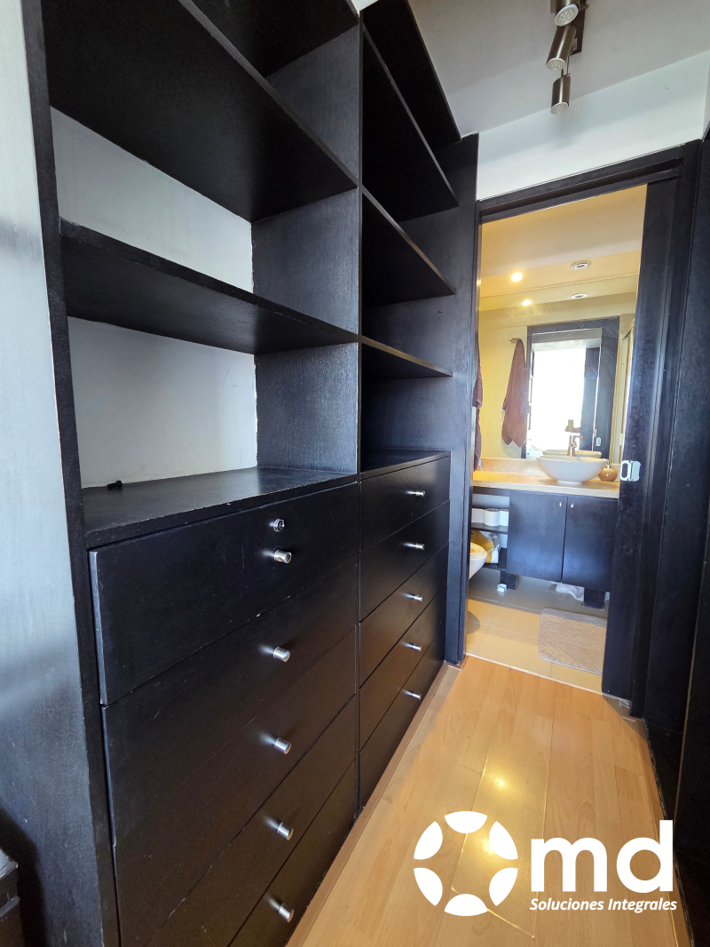 departamento exterior amueblado en renta en roma norte