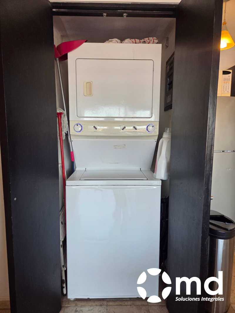 departamento exterior amueblado en renta en roma norte