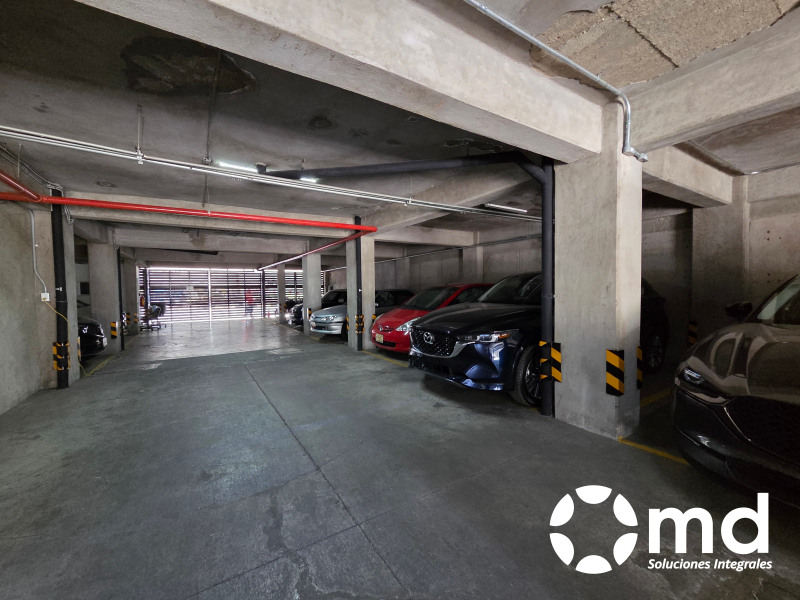 departamento exterior amueblado en renta en roma norte