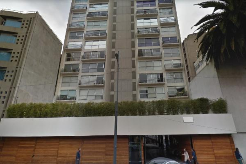 departamento exterior amueblado en renta en roma norte