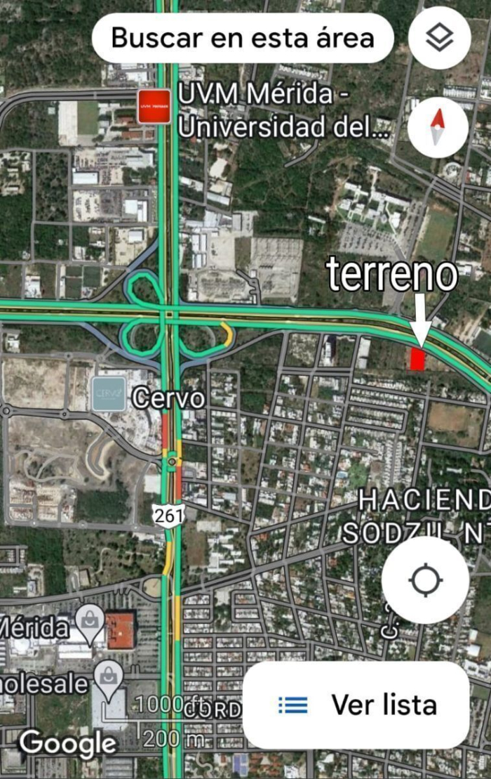 TERRENO COMERCIAL SOBRE PERIFERICO NORTE MERIDA CERCA DE PLAZA HARBOR